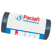 Мешки для мусора 60 л, черные, в рулоне 50 шт., ПНД, 6,2 мкм, 800х600 мм, PACLAN Professional, 604078 в Пензе