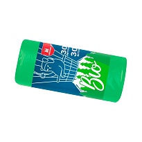 Мешки для мусора 30 л, биоразлагаемые, зеленые, в рулоне 30 шт., ПНД, 7 мкм, 560х480 мм, БИО, МБ2110 (МНБ 30-30ж) в Пензе Мешки для мусора 30 л, биоразлагаемые, зеленые, в рулоне 30 шт., ПНД, 7 мкм, 560х480 мм, БИО, МБ2110 (МНБ 30-30ж) в Пензе