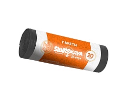 Мешки для мусора 20 л, черные, в рулоне 25 шт., ПНД, 6 мкм, 420х450 мм, SIBIRSKAYA, 101-001 S в Пензе Мешки для мусора 20 л, черные, в рулоне 25 шт., ПНД, 6 мкм, 420х450 мм, SIBIRSKAYA, 101-001 S в Пензе