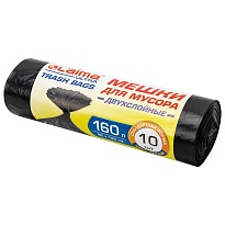 Мешки для мусора 160 л, черные, в рулоне 10 шт., ПВД, 30 мкм, 1200х900 мм, LAIMA ULTRA, 607694 в Пензе Мешки для мусора 160 л, черные, в рулоне 10 шт., ПВД, 30 мкм, 1200х900 мм, LAIMA ULTRA, 607694 в Пензе