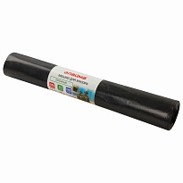 Мешки для мусора 240 л, черные, в рулоне 10 шт., ПВД 50 мкм, 1400х900 мм, LAIMA, 605337 в Пензе