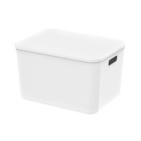 Ящик пластиковый вкладываемый белый 410х305х245 мм в Пензе