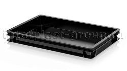 Ящик для полуфабрикатов сплошной черный