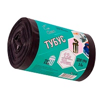 Мешки для мусора 12 л, черные, в рулоне 30 шт., ПНД, 6 мкм, 550х320 мм, Концепция Быта Tubus, 604936 в Пензе Мешки для мусора 12 л, черные, в рулоне 30 шт., ПНД, 6 мкм, 550х320 мм, Концепция Быта Tubus, 604936 в Пензе