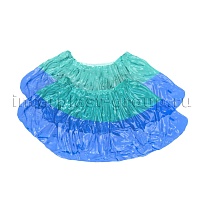 Бахилы бирюзово-синие 1000 шт (500 пар), 64 мкм, двойная подошва, двойная резинка, Особопрочные+ в Пензе