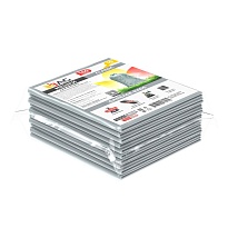 Мешки для мусора 160 л, светло-серые, в пачке 10 шт., ПВД, 40 мкм, 900х1100 мм, i-Bag в Пензе